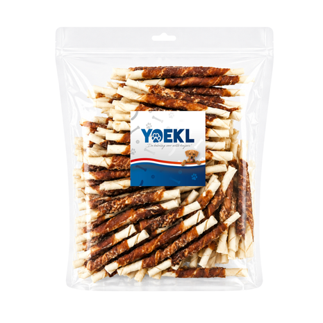 YOEKL -  Kauwstaafjes met Eend 100 Stuks