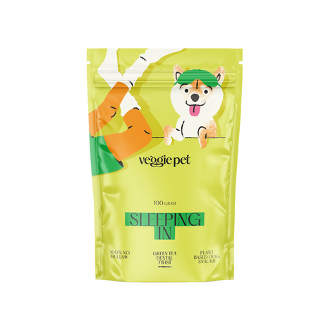 VeggiePet - Bâtonnets dentaires au thé vert - Bâtonnets dentaires pour chiens