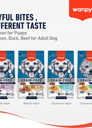 Wanpy - Nourriture pour chiens au poulet - 1,5 kg (Adulte)