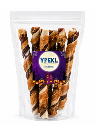 YOEKL - Kauwstaven met Kip & Rund 20cm 6 Stuks
