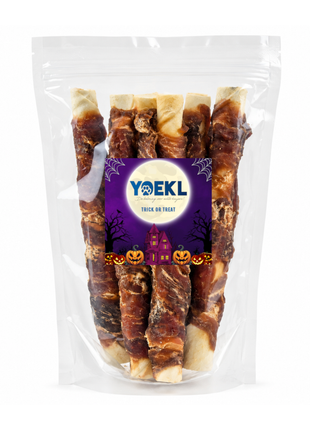 YOEKL - Kauwstaven met Eend 20cm 6 Stuks