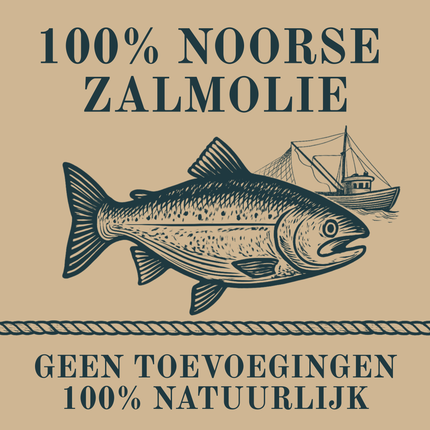 Kapitein Jacob - Zalmolie voor hond - 1 liter
