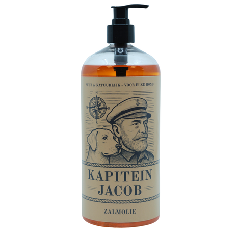 Kapitein Jacob - Salmon oil for dog - 1 liter