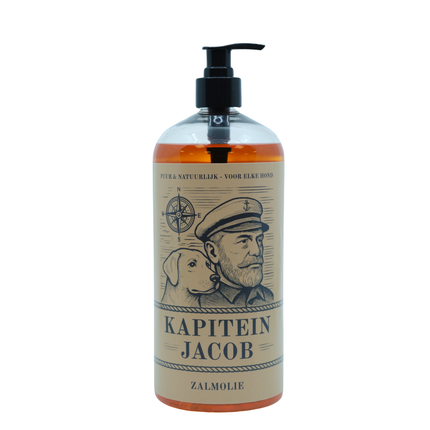 Kapitein Jacob - Zalmolie voor hond - 0,5 liter