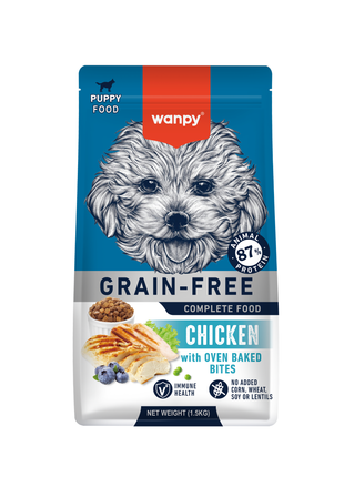 Wanpy - Hundefutter Huhn - 1,5 kg (Welpen)