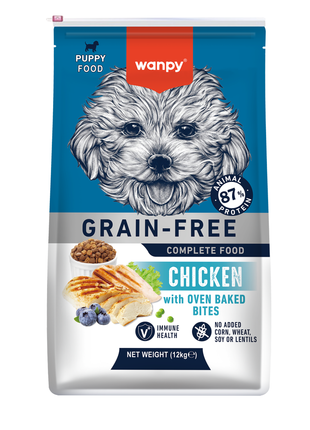 Wanpy - Hundefutter Huhn - 12 kg (Welpen)