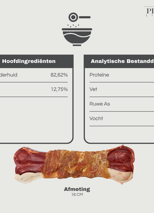 Petstyle Living - Pressed Bones with Chicken & Beef Multicolored 16cm - 6 Pieces