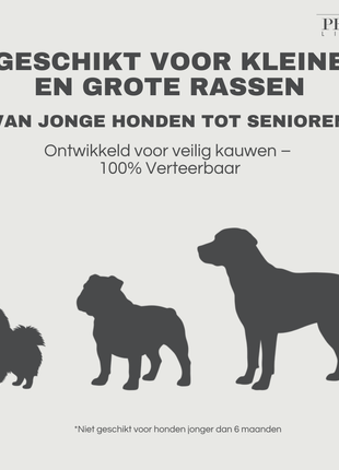 Petstyle Living - Geperste Botten met Kip & Rund Meerkleurig 10cm - 20 Stuks