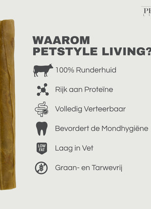 Petstyle Living - Gepresste Kaustangen 20 cm - 20 Stück 