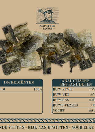 Kapitein Jacob - Salmon Skin Bites - 300 grams