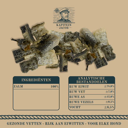 Captain Jacob - Salmon Skin Bites - 300 grams