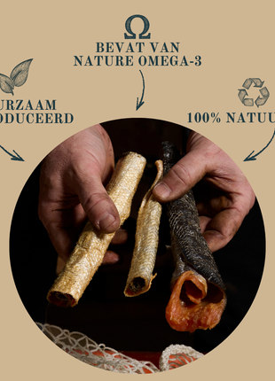 Kapitein Jacob - Salmon Skin Bites - 300 grams