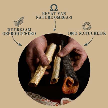 Captain Jacob - Salmon Skin Bites - 300 grams