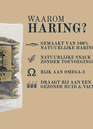 Kapitein Jacob – Getrockneter Hering – 300 Gramm