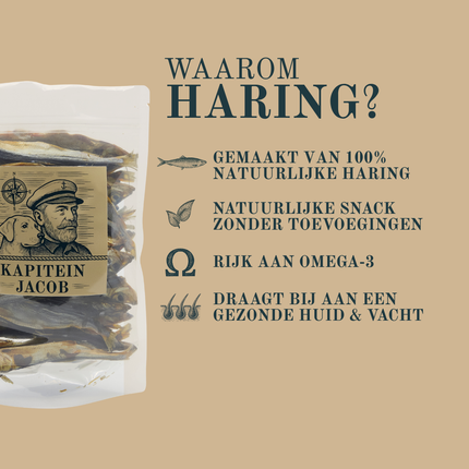 Captain Jacob – Dried herring – 300 grams