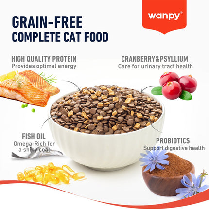 Wanpy - Kattenvoer Zalm - 8 kg (Adult)