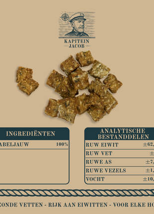 Kapitein Jacob - Kabeljauw vistrainers - 400 gram