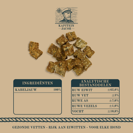 Kapitein Jacob - Cod training treats - 400 grams