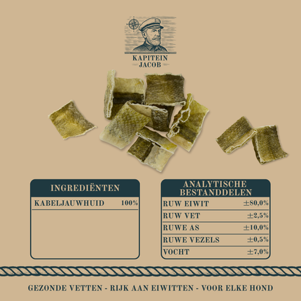 Captain Jacob - Cod Skin Bites - 300 grams