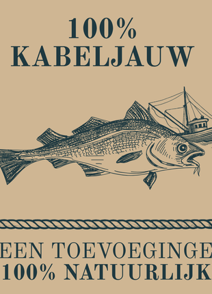 Kapitein Jacob - Kabeljauw vistrainers - 400 gram