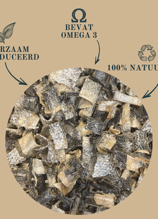 Kapitein Jacob - Kabeljauwhuid Bites - 300 gram