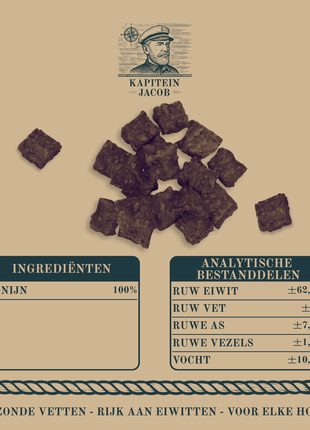 Kapitein Jacob - Tuna training treats - 400 grams