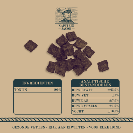 Kapitein Jacob - Tuna training treats - 400 grams