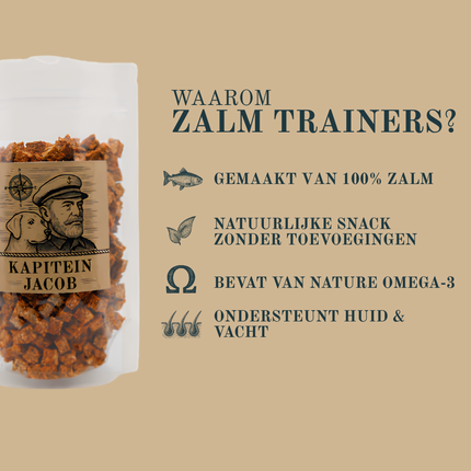 Kapitein Jacob - Zalm vistrainers - 400 gram