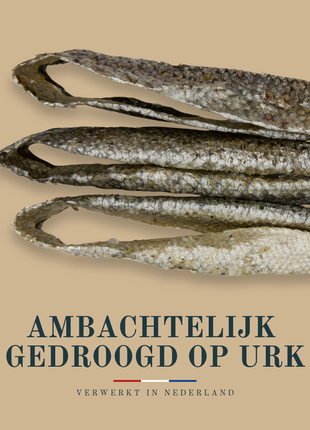 Kapitein Jacob - Hele gedroogde zalmhuiden - 300 gram