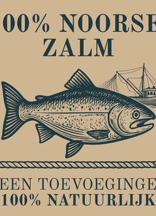 Kapitein Jacob - Hele gedroogde zalmhuiden - 300 gram