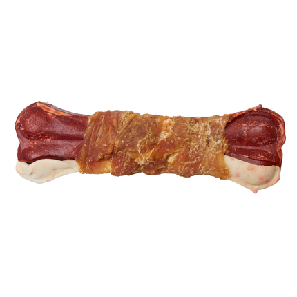 Petstyle Living - Geperste Botten met Kip & Rund Meerkleurig 16cm - 6 Stuks