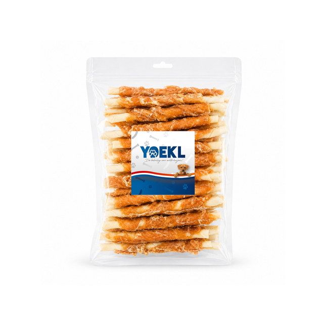 YOEKL - Kauwstaafjes met Kip 30 Stuks