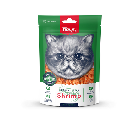 Wanpy - Crevettes lyophilisées