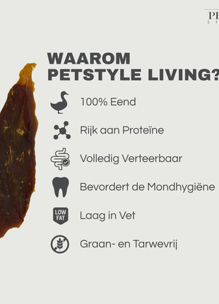 Petstyle Living - Filets de canard - 1 kg