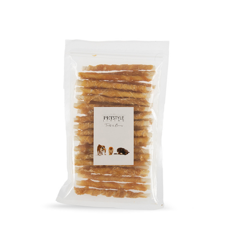 Petstyle Living - Twisted Sticks with Chicken 12.5cm - 30 Pieces