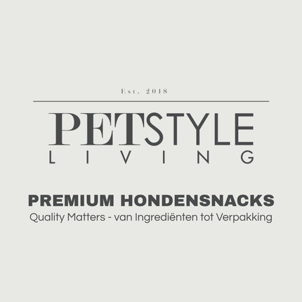 Petstyle Living - Gedraaide Sticks met Eend 12.5cm - 30 Stuks