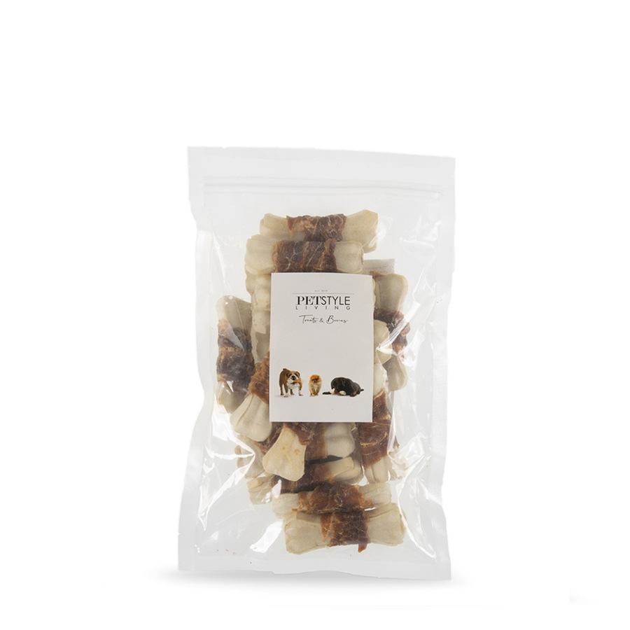 Petstyle Living - Pressed Bones with Duck 7.5cm - 20 Pieces