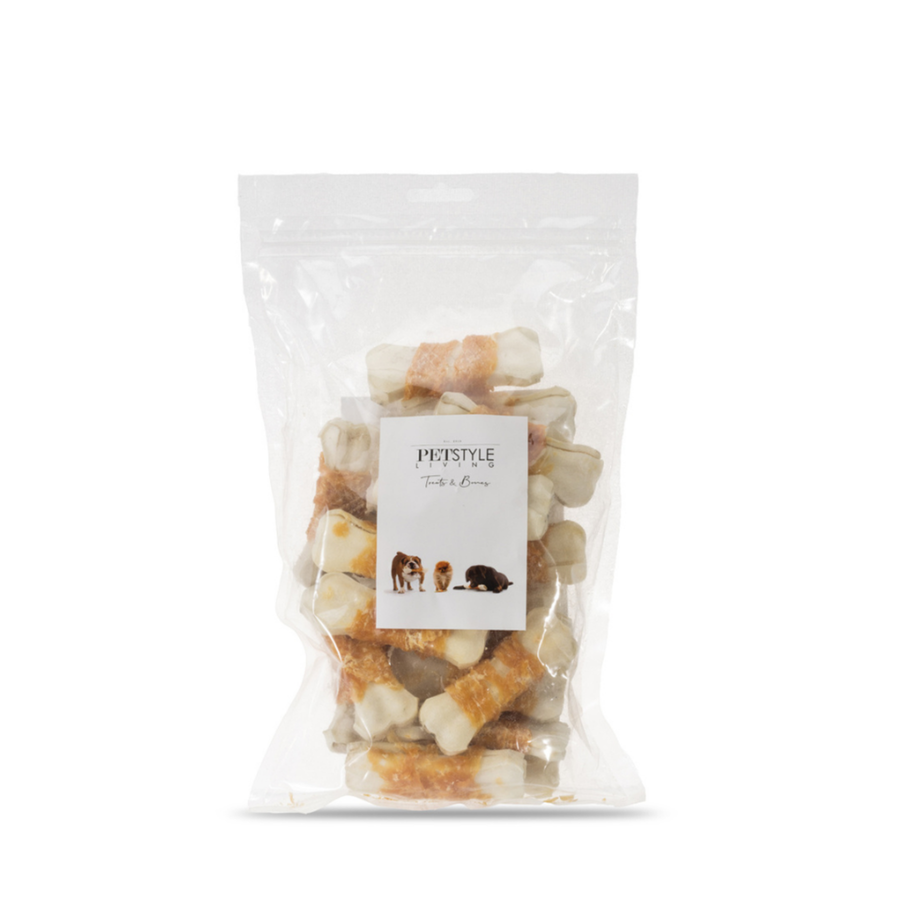Petstyle Living - Pressed Bones with Chicken 7.5cm - 20 Pieces