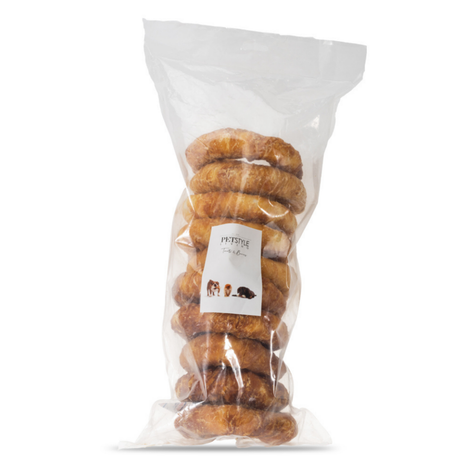 Petstyle Living - Puffed Rings with Chicken 12.5cm - 10 Pieces