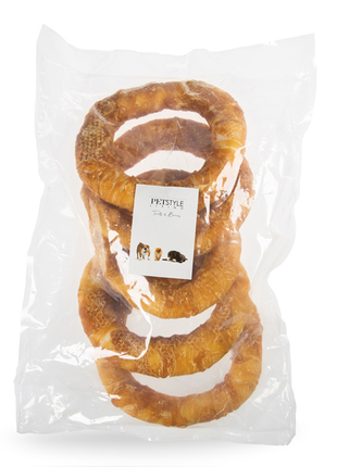 Petstyle Living - Puffed Rings with Chicken 19cm - 5 Pieces