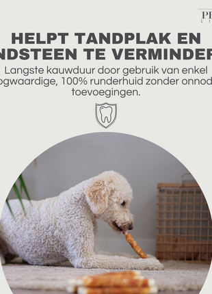 Petstyle Living - Kauwstaven met Kip 20cm - 20 Stuks