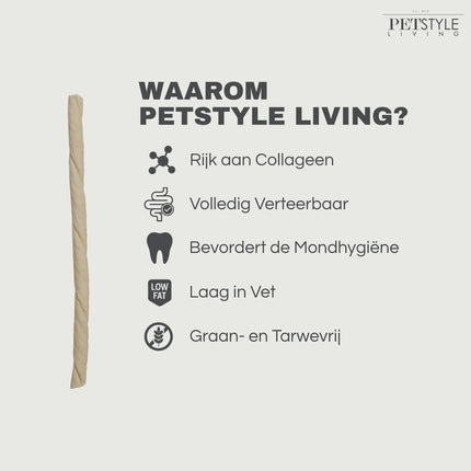 Petstyle Living - Twisted Sticks Collagen 12.5cm - 50 Pieces