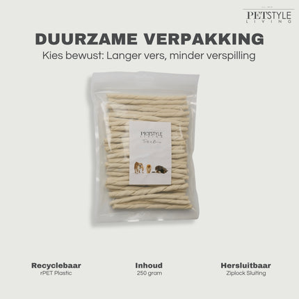 Petstyle Living - Twisted Sticks Collagen 12.5cm - 50 Pieces