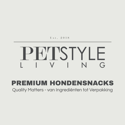 Petstyle Living - Rouleau soufflé au poulet 15 cm - 20 pièces