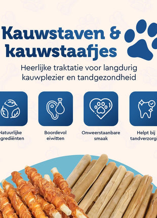 YOEKL - Chewing Sticks with Chicken 30 Pieces