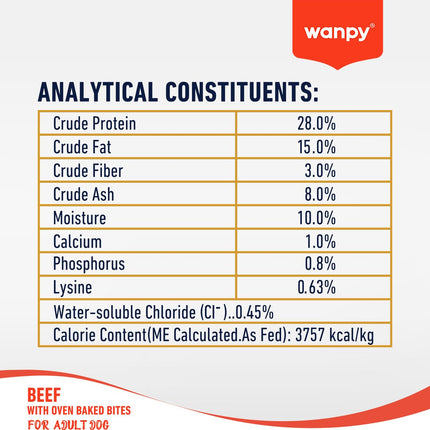 Wanpy - Hondenvoer Rund 1.5 kg (Adult)