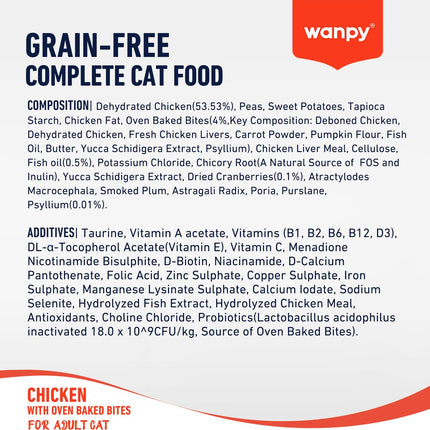 Wanpy - Kattenvoer Kip - 8 kg (Adult)