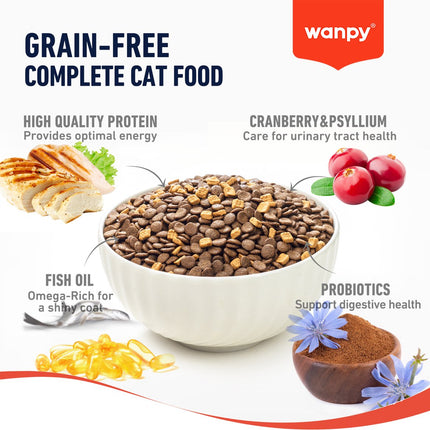 Wanpy - Kattenvoer Kip - 8 kg (Adult)