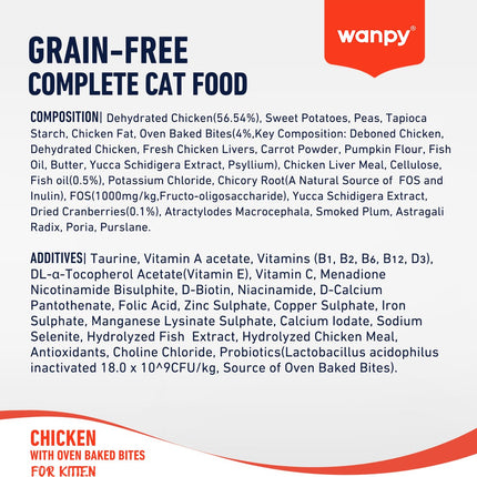 Wanpy - Kattenvoer Kip - 8 kg (Kitten)