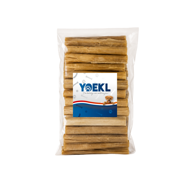 YOEKL - Geperste Kauwstaven 13cm 50 Stuks